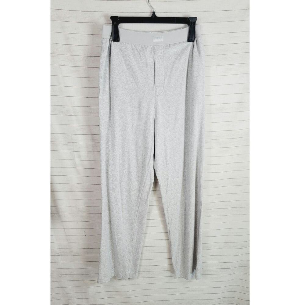 Skims Boyfriend Loose Pant in Light Heather Grey, sz Medium